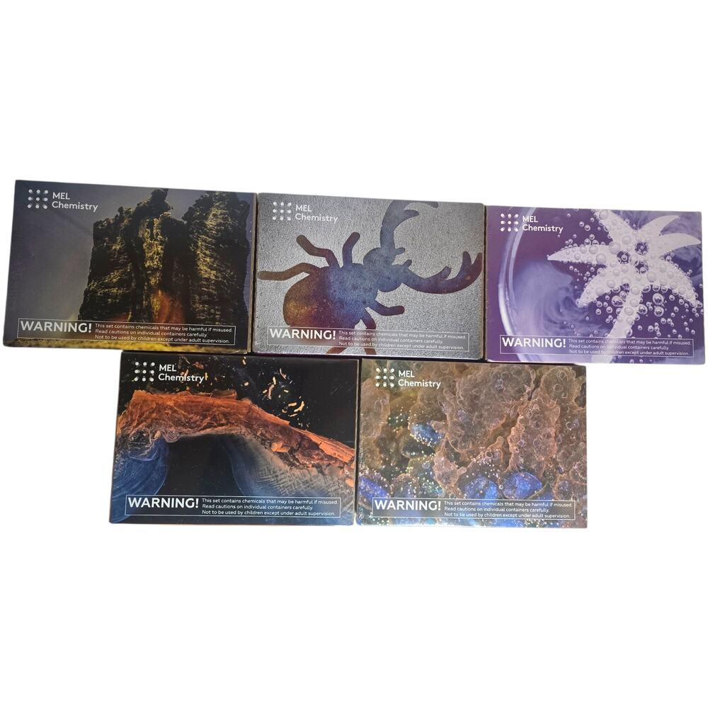 Mel Chemistry Science Kits Lot of 5 Sealed Homeschool Ages 10+ Educational